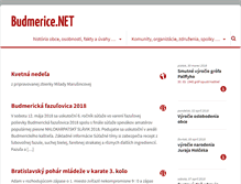 Tablet Screenshot of budmerice.net