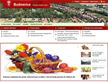 Tablet Screenshot of budmerice.sk
